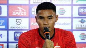 Pemain timnas Indonesia Muhammad Ferarri.