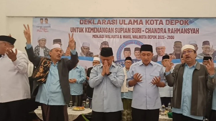 Ulama Depok dukung Supian-Chandra. Foto: Istimewa