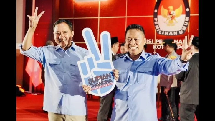 Supian-Chandra dapat nomor urut 2. Foto: Istimewa