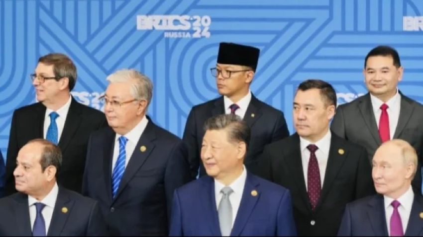 Menteri Luar Negeri Sugiono dalam Pertemuan KTT BRICS di Kazan. Foto: Kementerian Luar Negeri RI