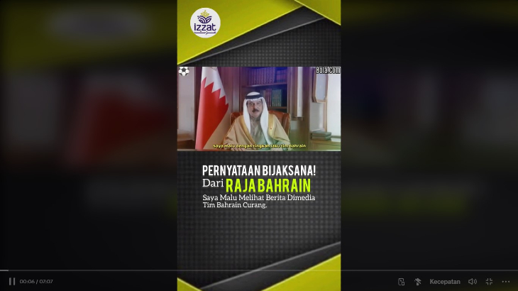 Raja Bahrain Hamad bin Isa Al Khalifa. Foto: Istimewa