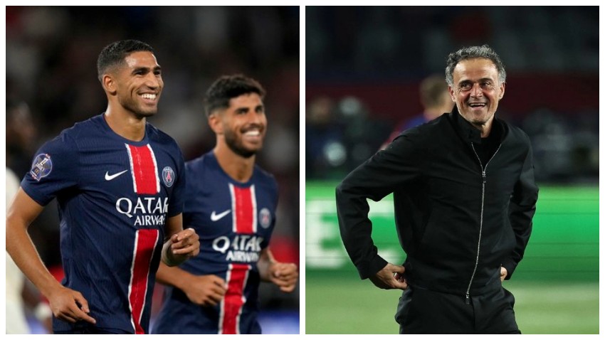 Pemain PSG dan Luis Enrique