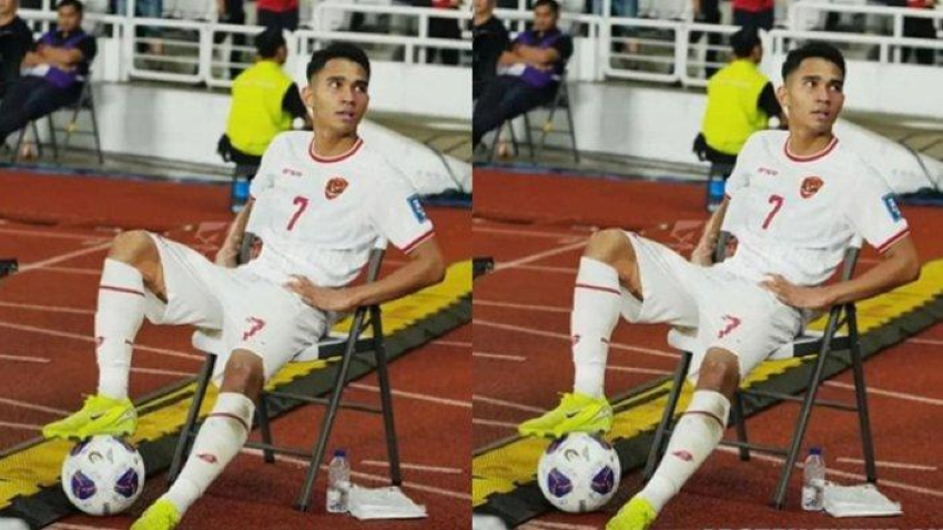 Selebrasi Marselino usai mencetak gol kedua ke gawang Arab Saudi. Foto: Istimewa