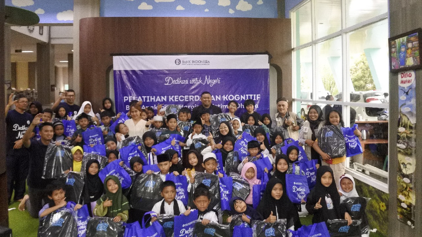 Canari Foundation dan Bank Indonesia Beri Pelatihan Kecerdasan Kognitif untuk Anak Yatim serta Kaum Duafa